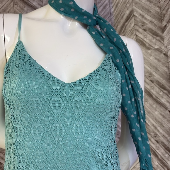 Design lab, Lord and Taylor Spaghetti strap lace dress​​​, size large - Picture 9 of 10